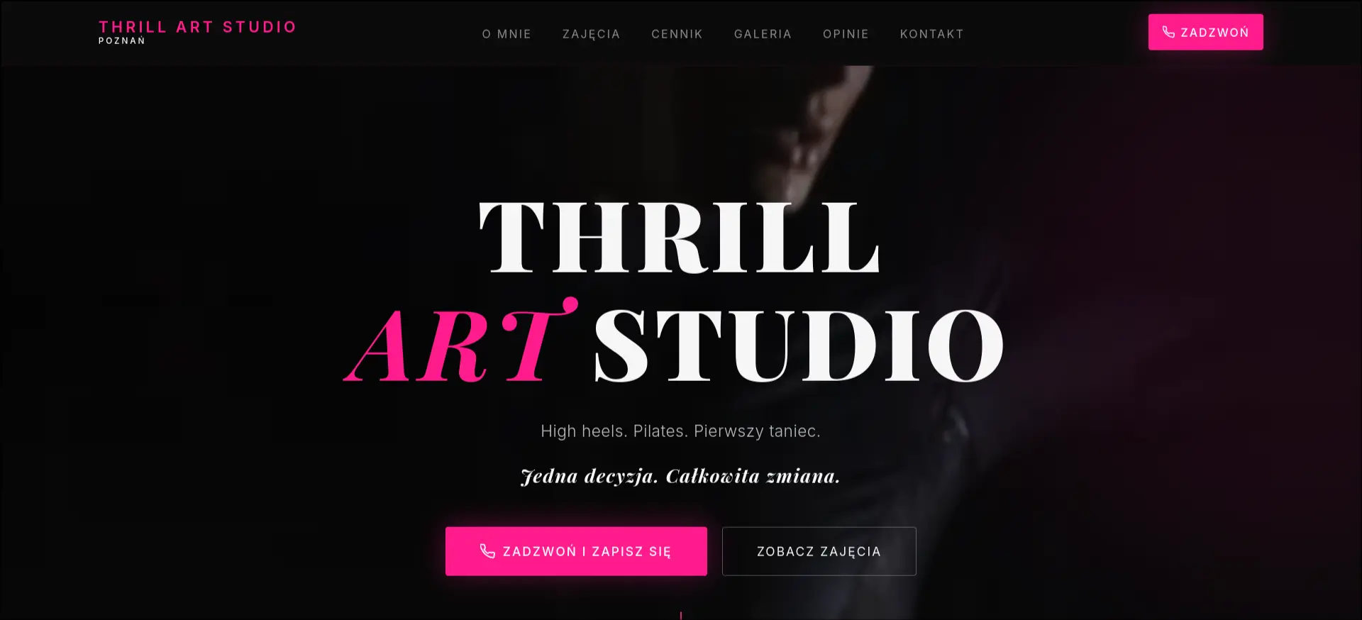 Strona internetowa — Thrillart